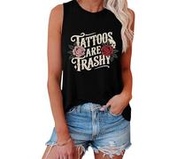 Générique Tank Top Femme - Débardeur d'été Fleuri sans Manches Blouse décontractée et Ample t-Shirt Confortable Respirant pour Femme Tenue légère Parfaite Quotidien Top décontracté à en Toute Saison