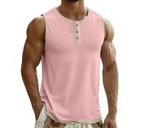 Générique Tank Top Homme Gym - Débardeur Homme sans Manche Débardeurs élégants à Manches Courtes pour Hommes Gilet en Lin uni pour Un Usage Quotidien décontracté