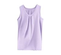 Générique Tank Tops Femme Débardeurs Haut Top Chic Et Élégant Summer Sans Armatures Ete Croc En Coton Respirant Été Pour Sortie Shopping Décontractée Débardeur Avec Soutien Blanc