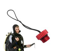 Générique Tank Valves Cover - Threaded Dust Cap Plug Covers for Din Scubas,Dust Plug Cover with Rope, Diving DIN Tank Regulator Industrial Protector Dustproof Safety Gear Accessories