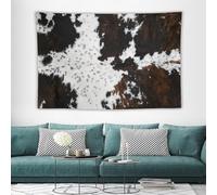 Générique Tapestries Extra Large 200 x 300 cm, Custom Images Banners Signs Personalized Tapestry Wall Hanging, Modern Black, White, Brown Animal Pattern,