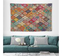 Générique Tapestries Extra Large 200 x 300 cm, Custom Images Banners Signs Personalized Tapestry Wall Hanging, Colorful Art Deco Vintage Floral,