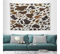 Générique Tapestries Extra Large 200 x 300 cm, Custom Images Banners Signs Personalized Tapestry Wall Hanging, Brown, White,Beige Animal Pattern,