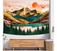 Générique Tapestries Extra Large 200 x 300 cm, Custom Images Banners Signs Personalized Tapestry Wall Hanging, Multicolored Modern Prints Green, Orange, Blue, Yellow, Brown,