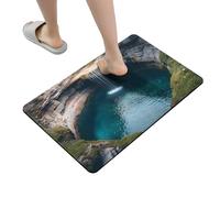 Générique Tapis 3D À Effet De Trou - Tapis De Sol Anti-Dérapant avec Trou sans - 3D Absorbant,pour Cuisine Chambre Entrée Couloir Séjour