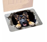 Générique Tapis 3D | Tapis Doux Antidérapant à Motif Écureuil et Chien,Nattes de Sol 3D - pour Entrée Salon Chambre Couloir Fête d'anniversaire Nouvel an et