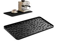 Générique Tapis à Café,Tapis Isolant Antidérapant - 40x20cm Silicone Résistant à la Chaleur,Pour bols, assiettes, plans de travail, cuisine, salle à
