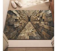 Générique Tapis À Illusion D'optique 3D, 2026 Nouveau Tapis 3D À Trous, Paillasson D'entrée, Illusion D'optique sans Fond, Trous Qui Effraie Les Chiens (J,40 * 60cm (15.75 * 23.62 in))