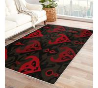 Générique Tapis Alien Lavable 200x250, Grand Tapis Salon Chambre Cuisine, Motif Sci-FI Espace Extra Humain, Antidérapant, Poil Court, Doux, Decoration Maison