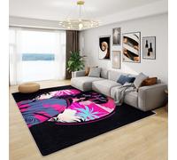 Générique Tapis Anime Chambre - Tapis Anime Manga, Petit Tapis SalonJaponais, Tapis de Sol Antidérapant et Lavable en Machine, Paillasson Interieur Entree Doux à Poil Ras, 60x90 cm