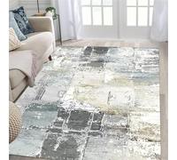 Générique Tapis AntidérapantThe Carpet Relax ModerneTapis Abstrait de Chambre à Coucher antidérapant et antidécolorationgrisTapis Couloir Long 180X280CM