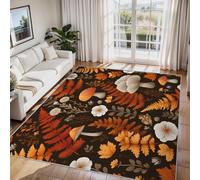 Générique Tapis Champignon, Tapis Entree Interieur Fleur Plante, Poils Antidérapant Courts Doux Moquette Paillasson Interieur Entree Un Nettoyage Facile 50 x 80 cm P-&57