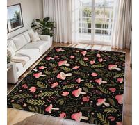 Générique Tapis Champignon, Tapis Entree Interieur Fleur Plante, Poils Antidérapant Courts Doux Moquette Paillasson Interieur Entree Un Nettoyage Facile 40x60 cm P-&62