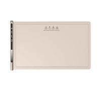 Générique Tapis Chauffant électrique, Chauffe-plats, Régulateur de Température, Matériau Flexible, Facile à Utiliser, Beige