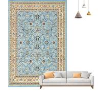 Générique Tapis Chauffant en graphène 80x160cm, Tapis Chauffant électrique pour Sol, Tapis en Velours avec Thermostat et minuterie, Chauffe-Pieds pour sous Le Bureau (04 80 * 160cm)