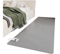 Générique Tapis Chauffant sous Bureau - Tapis de Sol électrique Infrarouge réglable avec Thermostat à 60 Niveaux, étanche, minuterie 12 Heures, idéal pour Le Bureau et la Maison, 100 x 100 cm