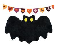 Générique Tapis Chauve-Souris - Tapises Flocage Plat Imitation Cachemire | Tapis d'halloween antidérapant | Accent de Porte de Salon de Chambre à Coucher | Couverture de Chevet décorative 50x80cm