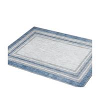 Générique Tapis, Compatibles for L'entrée, De Cuisine Lavable Et Antidérapant avec Support en Caoutchouc(Blue,60x90CM)
