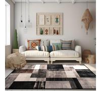 Générique Tapis Contemporain en Patchwork Géométrique - Tapis Doux D'intérieur pour Le Salon, La Chambre, La Salle À Manger Et L'entrée - Parfait pour Les Sols en Bois,A,140 * 200cm