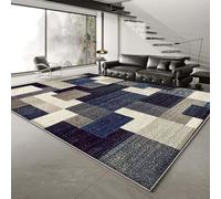 Générique Tapis Contemporain en Patchwork Géométrique - Tapis Doux D'intérieur pour Le Salon, La Chambre, La Salle À Manger Et L'entrée - Parfait pour Les Sols en Bois,C,160 * 230cm