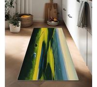 Générique Tapis Couloir Doux Nature Antiderapant 60 x 120 cm, Tapis de Passage Coureur Lavable en Machine Prairies Sports Balle De Golf pour Couloir Cuisine Entrée Buanderie