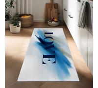 Générique Tapis Couloir Long Art Tache Texte Moquette 80 x 120 cm, Antidérapant Coureur de Passage Réalisme Couloir Long Tapis de Sol de Cuisine - Coureur Paillasson pour Cuisine Salon Chambre