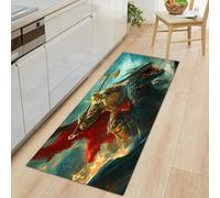 Générique Tapis Couloir Long Doux Antidérapant 40 x 120 cm, Lavable Tapis Cuisine Long Dark Fantasy - Coureur de Passage Long Viking Rune Animal Dragon pour Cuisine Couloir Passage Chambre