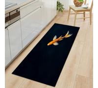 Générique Tapis Couloir Long Doux Antidérapant 50 x 140 cm, Lavable Tapis Cuisine Long Style Minimaliste - Coureur de Passage Long Poisson Photographie pour Cuisine Couloir Passage Chambre