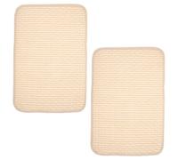 Générique Tapis d'apprentissage lavables en Coton Lot de 2, Tapis absorbants 30x45 cm pour Chiens et Chiots en intérieur, alèses imperméables pour entraînement et Protection