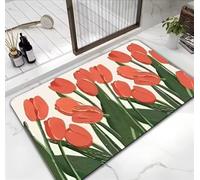 Générique Tapis de Bain 120x170cm Super Absorbant, Antidérapant, Lavable en Microfibre à Séchage Rapide pour Douche et Salle de Bain Lily 5-576