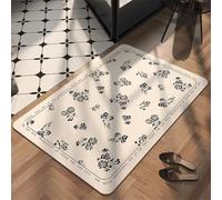 Générique Tapis de Bain 50x80cm Super Absorbant, Antidérapant, Lavable en Microfibre à Séchage Rapide pour Douche et Salle de Bain Classical 5-963