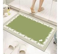 Générique Tapis de Bain 90x150cm Super Absorbant, Antidérapant, Lavable en Microfibre à Séchage Rapide pour Douche et Salle de Bain Spring 5-207