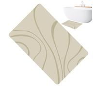 Générique Tapis de Bain Antidérapant | Tapis De Bain Baignoire Antidérapant - Séchage Rapide Lavable Absorbant Décoration Maison pour Appartement Cuisine Entrée Sol Style Campagne