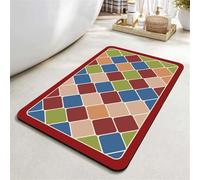 Générique Tapis de Bain Diatomite Séchage Rapide, Tapis Salle de Bain Super Absorbant Antidérapant, Tapis de Douche Doux Lavable en Machine pour Baignoire et WC Abstract 120x160cm 3-119