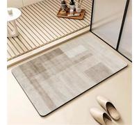 Générique Tapis de Bain Diatomite Séchage Rapide, Tapis Salle de Bain Super Absorbant Antidérapant, Tapis de Douche Doux Lavable en Machine pour Baignoire et WC Impression 60x90cm 3-917