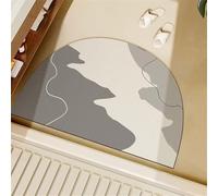 Générique Tapis de Bain Diatomite Séchage Rapide, Tapis Salle de Bain Super Absorbant Antidérapant, Tapis de Douche Doux Lavable en Machine pour Baignoire et WC Mountain 45x70cm 3-1083