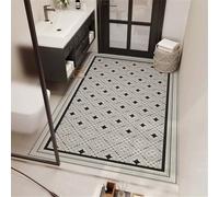 Générique Tapis de Bain Diatomite Séchage Rapide, Tapis Salle de Bain Super Absorbant Antidérapant, Tapis de Douche Doux Lavable en Machine pour Baignoire et WC Fun 45x70cm 3-955