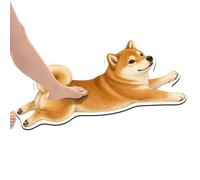 Générique Tapis de Bain Ludique et Mignon Carpette en Forme De Chien Drôle | Carpette intérieure Convient pour votre entrée, couloir, la cuisine, le salon, la chambre, ainsi q