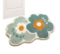 Générique Tapis De Bain Salle De Bains Antidérapant - Lavable en Machine Doux pour Salle de Bain - Accessoires Maison Élégants pour Douche Hôtels Hôpitaux Résidences Universitaires