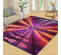 Générique Tapis de Bowling Lavable pour Salon, Chambre à Coucher, Chevet, Table à Manger, décoration de Table de Bowling - 140 x 200 cm