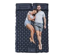 Générique Tapis De Camping Gonflable - Matelas Double Largeur avec Oreiller Intégré, Compact Et Léger, Idéal pour La Randonnée, Le Trekking, Tentes, Voyages Et Aventures.
