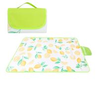 Générique Tapis de Camping | Nappe Imperméable au Sable et à l'eau avec Poignée - 200x200 cm Tapis de Pelouse - pour Plage Camping Tente Balcon Festival de Musique véranda détente