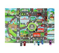 Générique Tapis De Carte Routière - Carte De Stationnement Routier, De Jeu pour, De Interactif pour Salle De Routières | De De Circulation Imperméables | Tapis De Jeu Éduc