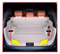 Générique Tapis de Coffre de Voiture Tapis Coffre Arrière Voiture Doublure en Cuir Imperméable Sol Accessoires Protection Plateau pour GAC pour Aion V 2025 2026 Voiture Tapis Coffre(Full Gray)