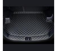 Générique Tapis de Coffre en Cuir pour BMW Série 1 F40 2019-2024, Protection sur Mesure, antidérapant, Haut côté, Noir et Beige