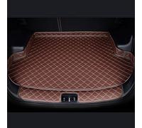 Générique Tapis de Coffre en Cuir pour BMW Série 1 F40 2019-2024, Protection sur Mesure, antidérapant, Haut côté, Marron-Beige