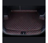 Générique Tapis de Coffre en Cuir pour BMW Série 1 F40 2019-2024, Protection sur Mesure, antidérapant, Haut côté, Noir et Rouge