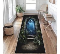Générique Tapis de Couloir 40x60 cm Arches, Ciel Étoilé, Antidérapant et Lavable, Tapis Long pour Cuisine Couloir Salon