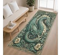 Générique Tapis de Couloir Dragon Vert 80x300 cm