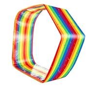 Générique Tapis de Course pour activité d'apprentissage en Groupe | 600x70cm Tapis Festif rayé | de Course pour activité Collective | pour, journée Sportive, intérieur/extérieur, fête, Entreprise